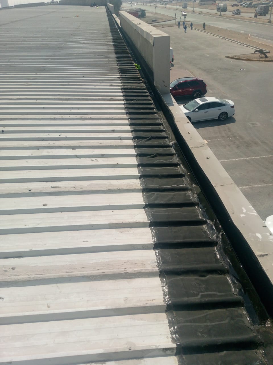 Metal Roof Gutter Waterproofing